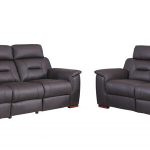 120" Modern Beige Fabric Sofa Set