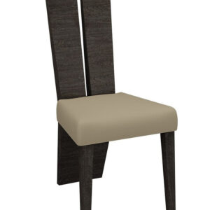 Blue Fabric Wrapped Dining Chair