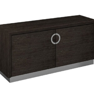 71" Modern Rustic Black and Natural Buffet Server