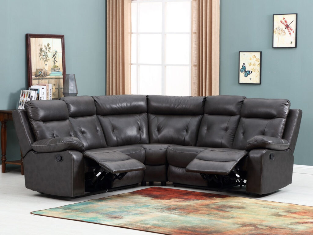 80″ X 80″ X 40″ Dark Gray  Sectional
