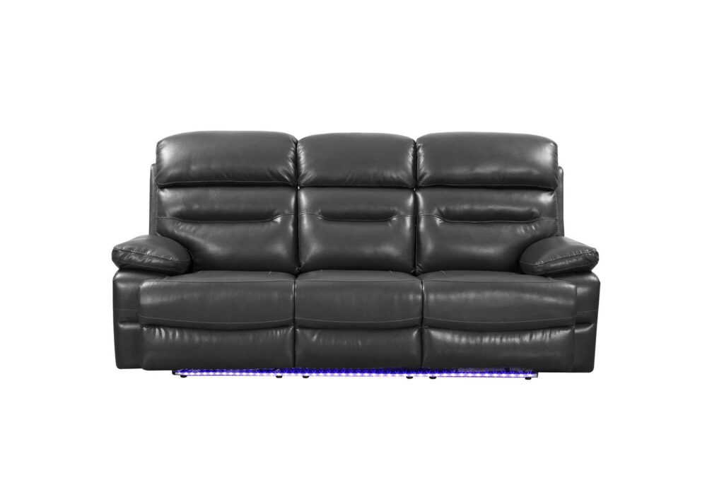 89″ X 40″ X 41″ Gray  Power Reclining Sofa