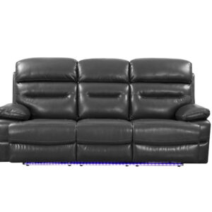 74' X 31' X 35' Red Linen Sofa