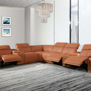 120" Modern Beige Fabric Sofa Set