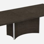 98.5″ X 4.35″ X 30″ Gray  Dining Table