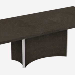 40' X 72' X 30' Marble Gray Oak Wood Marble Dining Table