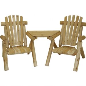 48' X 24' X 48'  Natural Wood Porch Swing