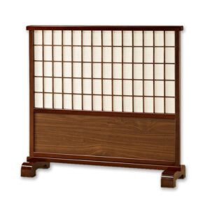 Black Iron Frame Cabinet with Mesh Doors and Drawers