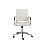 22.76″ X 26.26″ X 38″ Low Back Office Chair in White