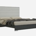 76 X 80 X 54 Grey Stainless Steel King Bed