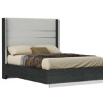 60 X 80 X 60 Gray Stainless Steel Queen Bed