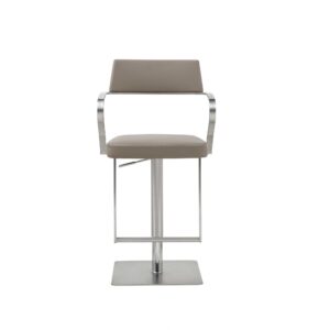 30" Espresso and Carmel Saddle Style Counter Height Bar Stool