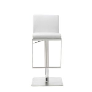 Set of 4 Stainless Steel Square Bar Stool