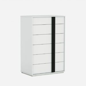 16' X 20' X 30' White High Gloss Gold Metal Wood Cabinet