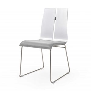 32" to 38" Grey Captivating Leather Chair