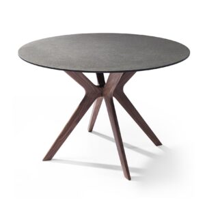 30" Black Glass Dining Table