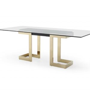 76-112' X 46' X 30' Antique Champagne Dining Table