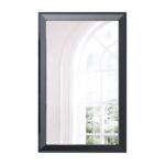 32 X 2 X 51 Gloss Black Glass Mirror