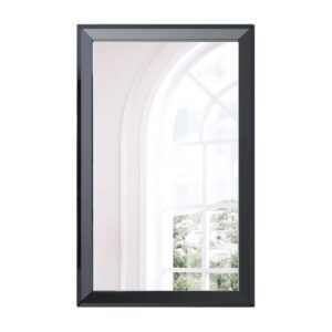 34 X 3 X 50 White Glass Mirror