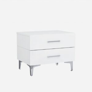 24' X 17' X 26' Gray Pine Wood Nightstand