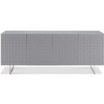 79 X 18 X 32 Gray Metal Buffet
