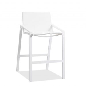 40" X 33" X 33" Light Grey Soft Textured Fabric and Brushed Steel Chair
