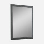 36 X 1 X 44 Gloss Gray Glass Mirror