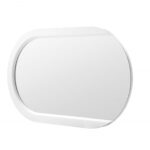 53 X 31 X 2 White Stainless Steel Mirror