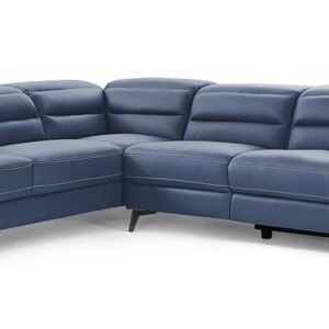 32" Lovely Light Grey Leather Loveseat