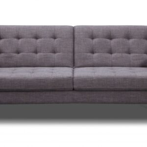 74' X 31' X 35' Red Linen Sofa