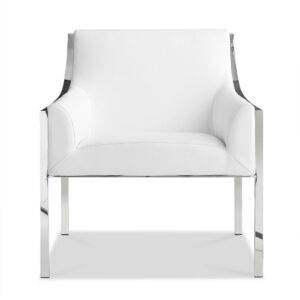 Brown Dining Armchair with Hatched Back