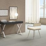 47 X 22 X 29 Grey Stainless Steel Desk