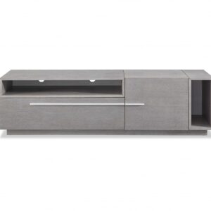 59' X 16' X 19' White And Gray Mdf Tv Stand