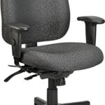 29.5″ x 26″ x 37″ Charcoal Tilt Tension Control Fabric Chair