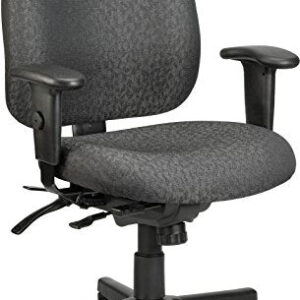 40" Modern Grey Fabric Chair