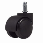 Black Soft Dual Wheel Casters Only