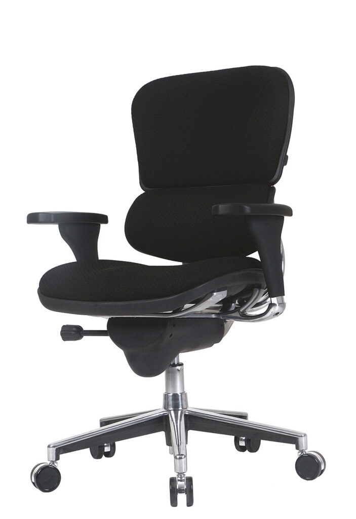 26.5″ x 29″ x 39.5″ Black Fabric Chair