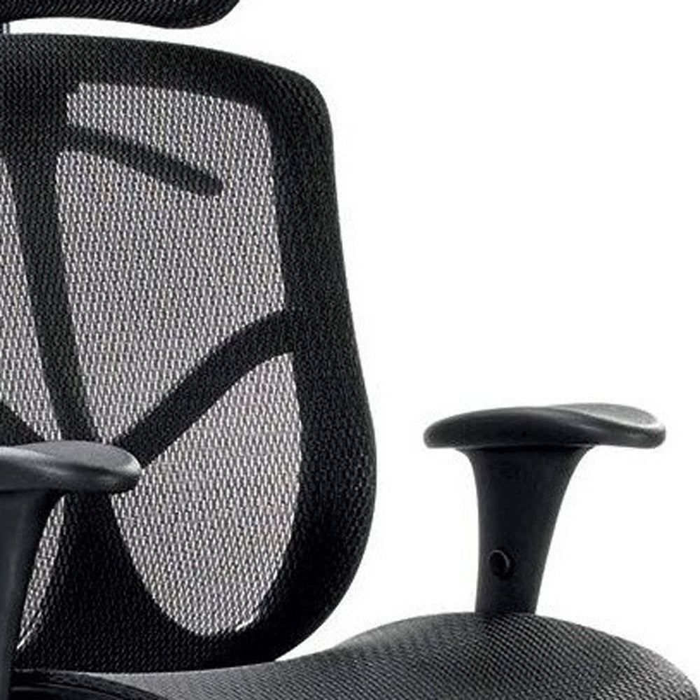 26" x 27.5" x 46" Black Mesh High Tilt Chair