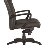 25.8″ x 28.9″ x 38.8″ Black Leather Chair