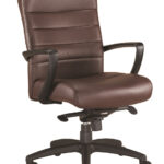25.8″ x 28.9″ x 38.8″ Brown Leather Chair