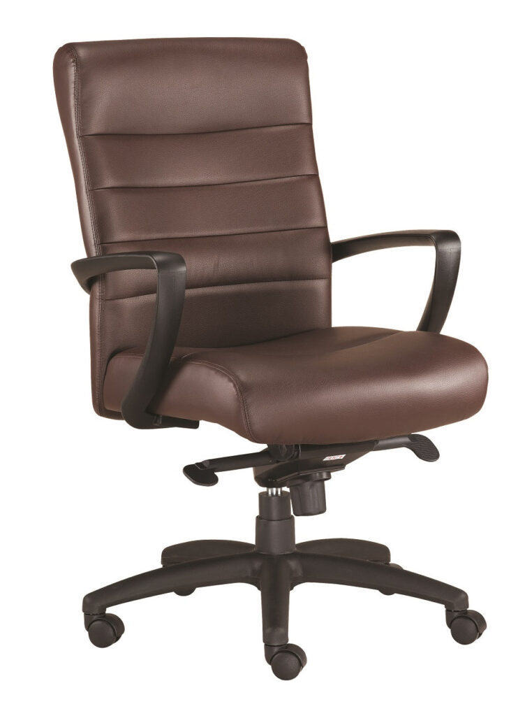 25.8″ x 28.9″ x 38.8″ Brown Leather Chair