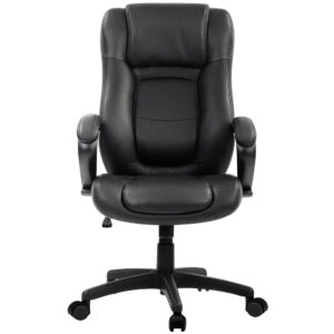 25" x 25.4" x 36.8" Black Elastic Mesh Seat and Back Chair