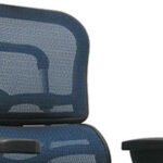 26.5″ x 29″ x 46″ Blue Mesh Chair