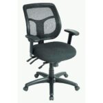 26″ x 20″ x 36″ Black Mesh   Fabric Chair