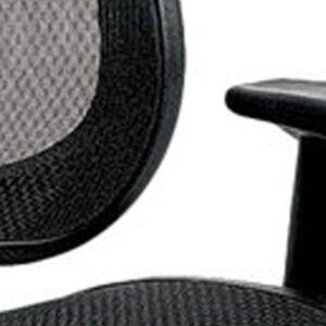26" x 27.5" x 40" Black Mesh Low Tilt Chair
