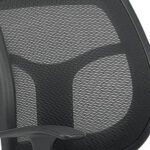 24″ x 20″ x 36″  Black Mesh / Fabric Guest Chair