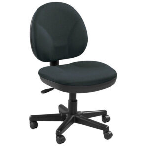 15" x 14" x 8" Black Adjustable Armrests Chair
