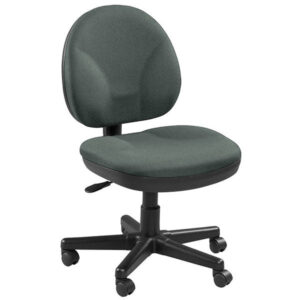 15" x 14" x 8" Black Adjustable Armrests Chair