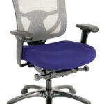 27.2″ x 25.6″ x 39.8″ Cobalt Mesh/Fabric Chair