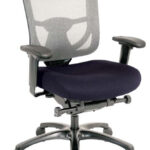 27.2″ x 25.6″ x 39.8″Denim Mesh/Fabric Chair