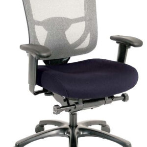 27.2" x 25.6" x 39.8"Denim Mesh/Fabric Chair